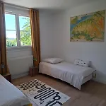 La Grange Des Pres, Chaumiere 8 Personnes Vue Mer!
